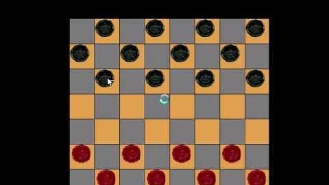 programming cherkers board game part1 C++ with allegro.wmv