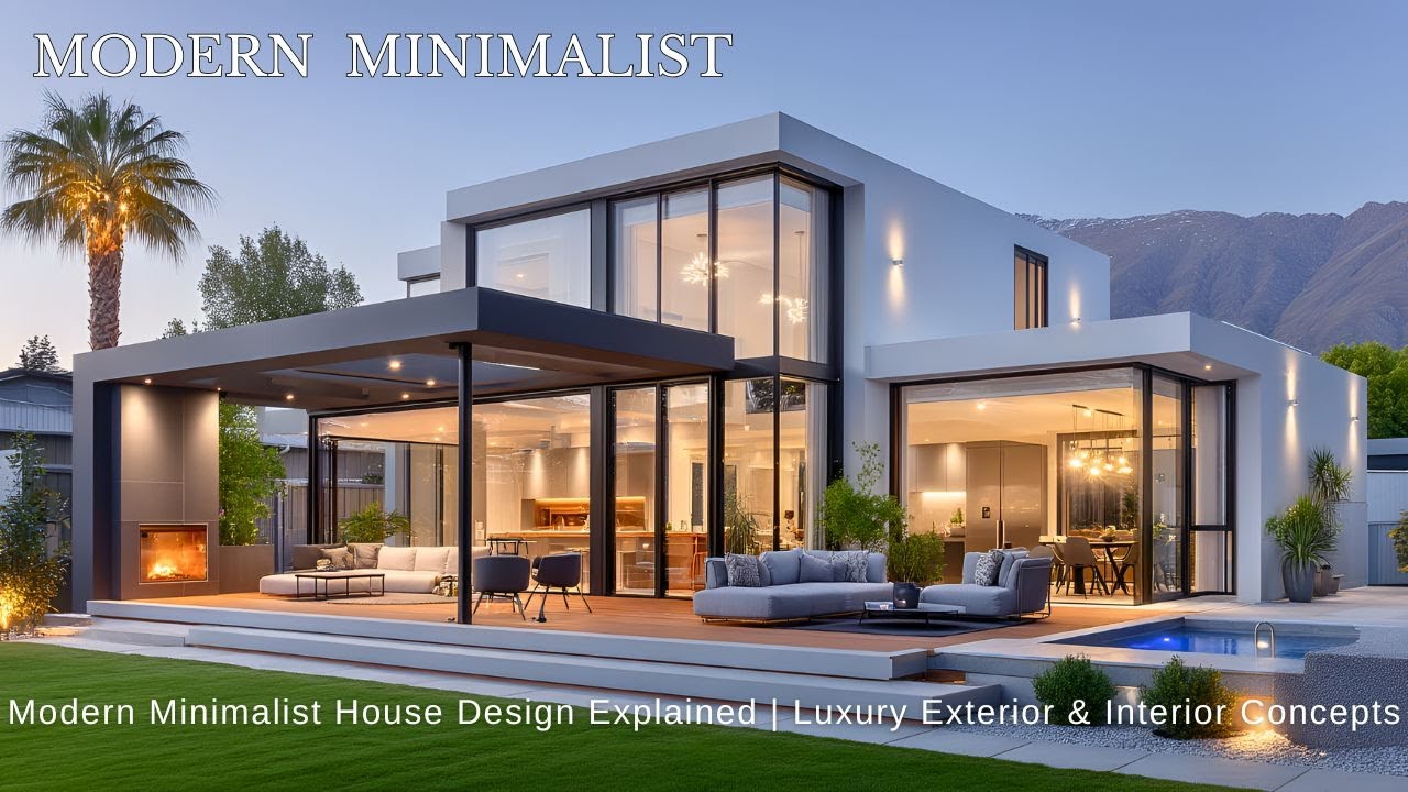 Crafting Modern Minimalist Luxury Homes | Stunning Exterior & Interior ...