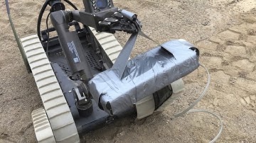 1st Combat Engineer Battalion utilizing robot to deploy / detonate explosives