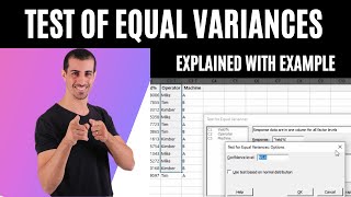 Test of Equal Variances: Statistics Explained with Examples and Minitab