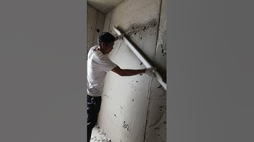 Plastering wall #machine #rendering #plasterer #plastering #plasteringwork #renderings #gypsum