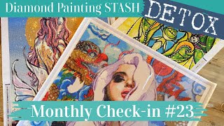 Diamond Painting Stash Detox - Monthly check-in #23 - Am I still a confetti lover?