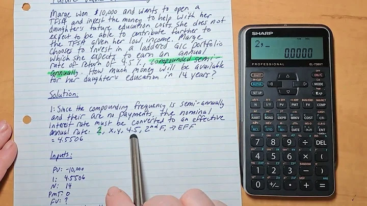 How To Calculate Future Value Of A Single Sum // Semi-Annual Compounding Interest