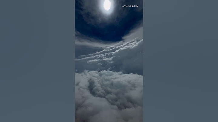 Eye of Hurricane Beryl as seen from 53rd Weather Reconnaissance Squadron Aircraft #hurricane