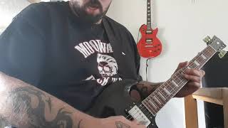 krokus hard rockin man guitar cover for fun.. solo own improvisation