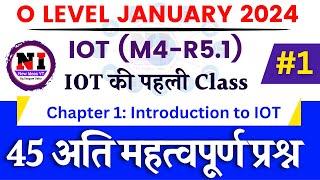 Day 1 | IOT(M4-R5.1) MCQs | iot mcqs Question and answers for o level | m4 r5 o level objective que. Profile