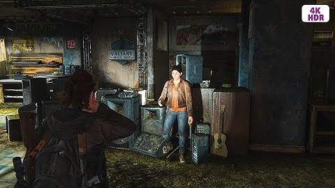 THE LAST OF US PART II PS5 Enhanced Version [Ellie and Dina are starting a band] 4K 60FPS PS5 HDR
