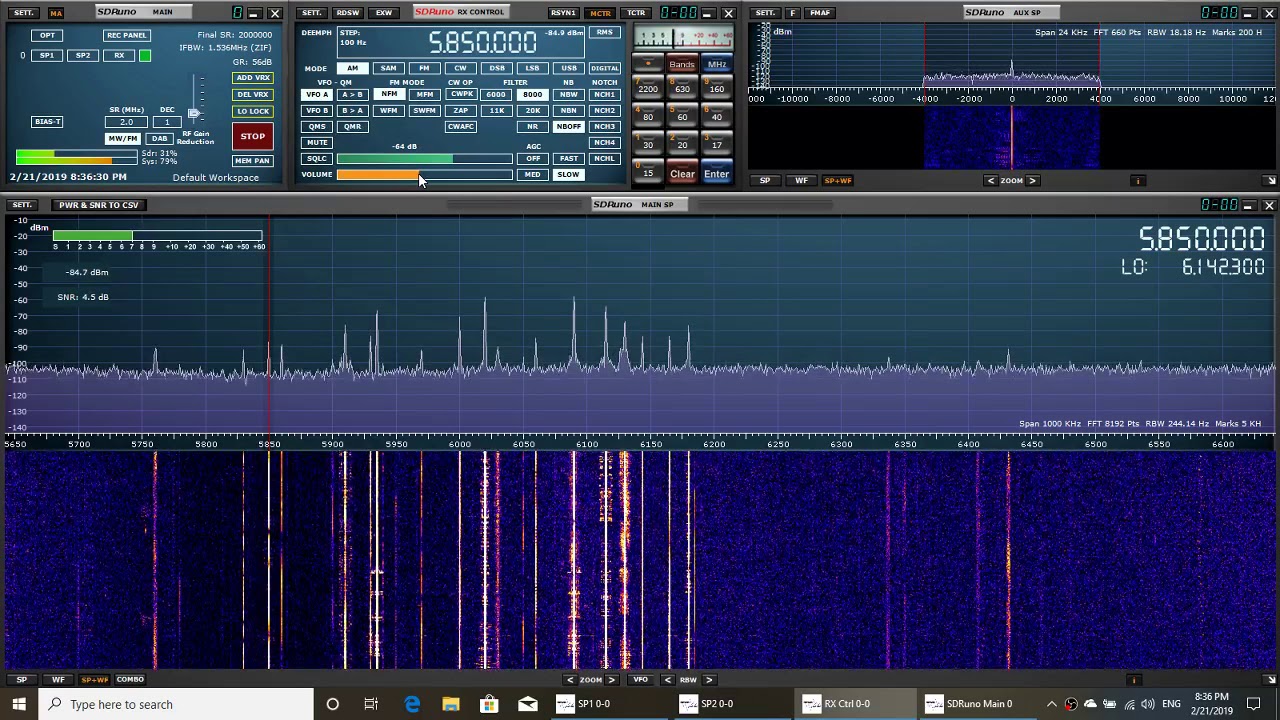 Voice of the Report of the Week via WRMI 5850 Khz Shortwave Sdrplay