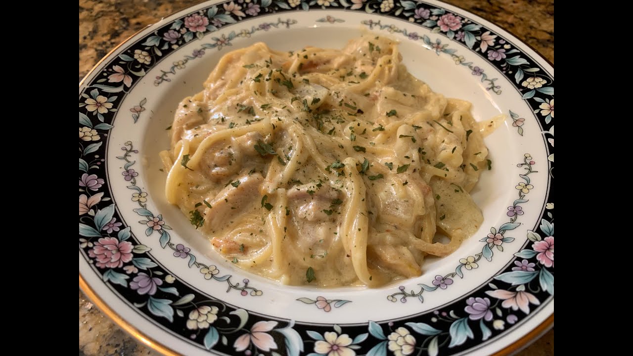 CHICKEN ALFREDO & NAKED CHICKEN using CHICKEN SALT - NINJA FOODI - YouTube