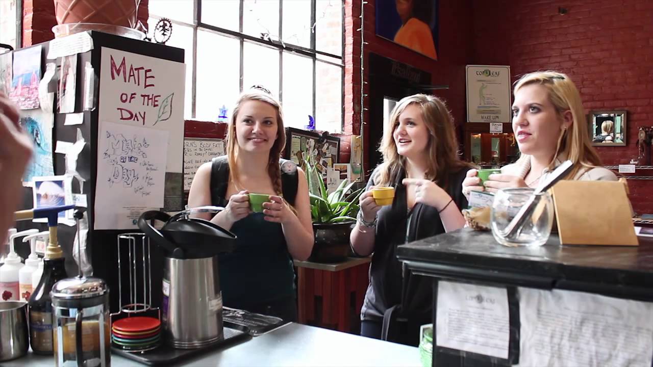 Top Leaf Mate' Bar in Bend, Oregon - Santiago is there for the Youth