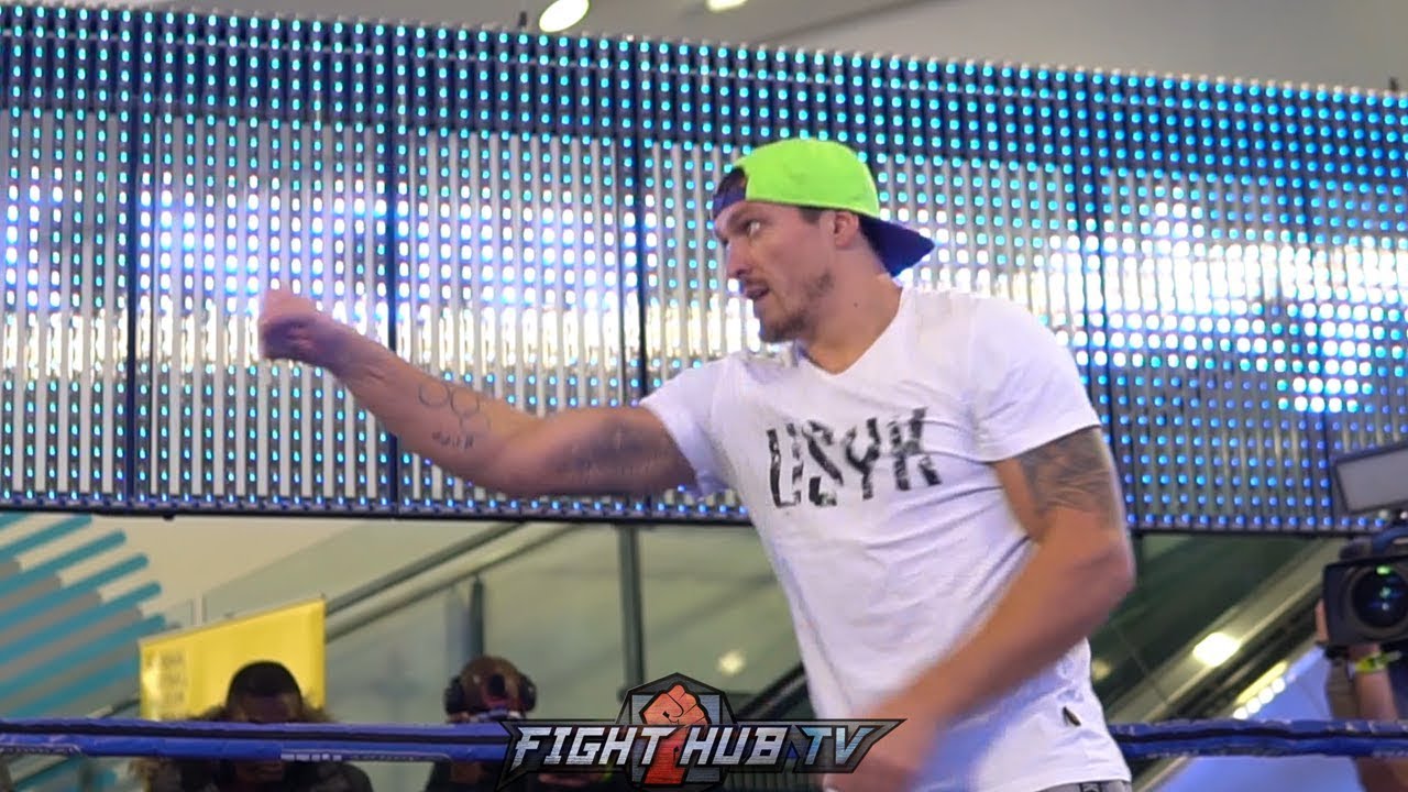 tony bellew oleksandr usyk USYK TRANSFORMS TO USYK-CHENKO AS HE MIMICS LOMACHENKO TENNIS BALL TRAINING