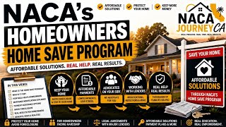 NACA HOME SAVE PROGRAM EXPLAINED - How NACA Helps Homeowners Avoid Foreclosure