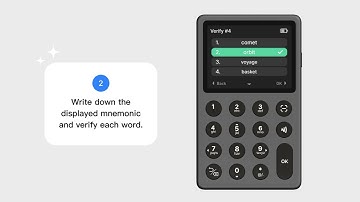 Device Tutorial - Create Mnemonic Phrase