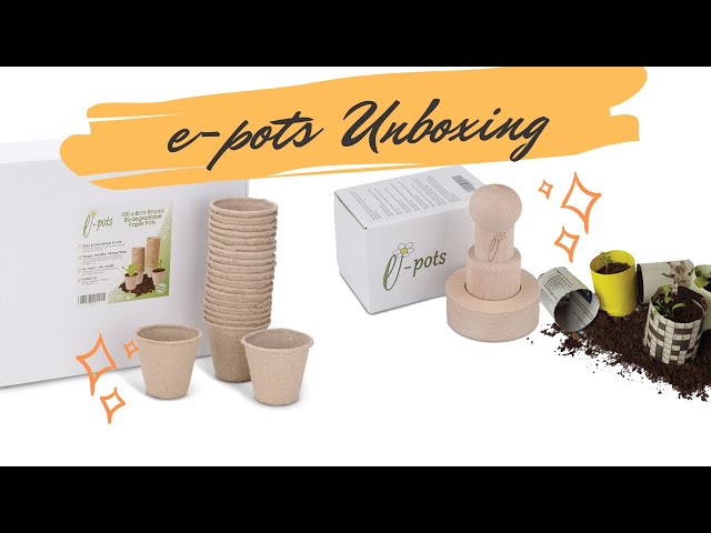 e-pots Paper Pot Maker & Biodegradable Pots Unboxing