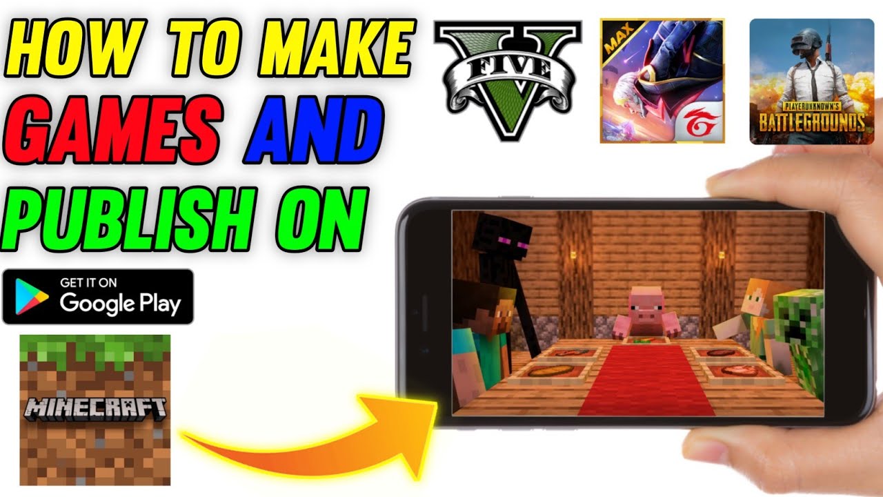 How to make Minecraft and publish on play store