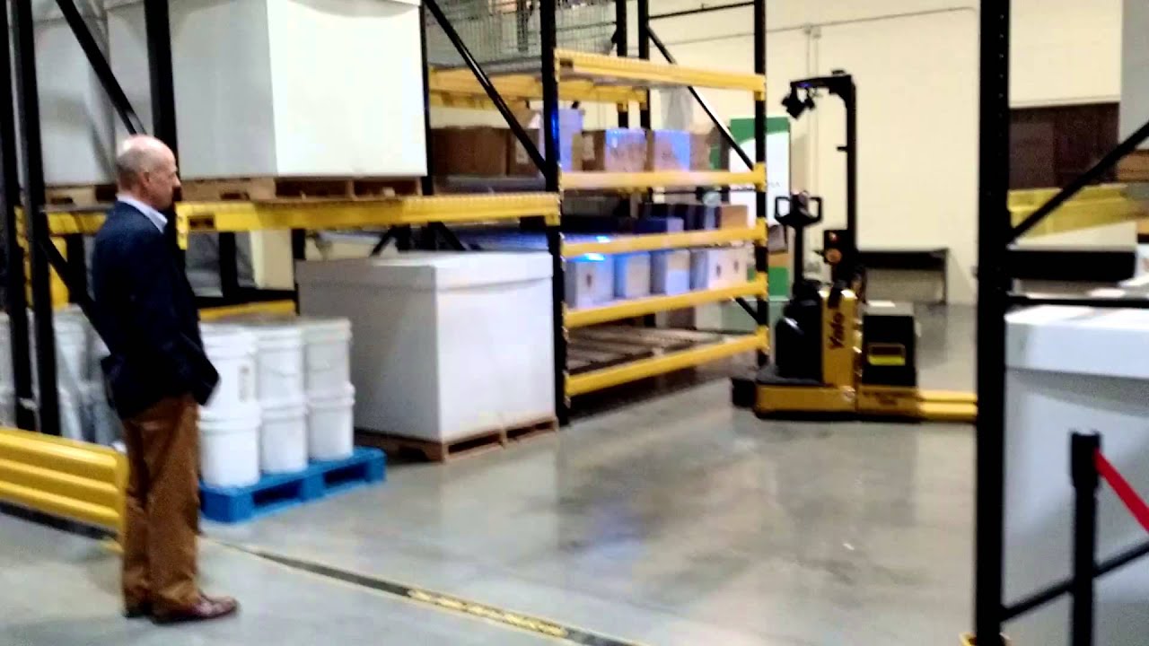 Barclay Brand Ferdon Yale AGV Technology Self Operating Pallet Jack