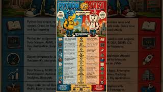 🐍⚔️☕ Python vs Java | Top 10 Differences Explained! 🚀💻 #computerscience #softwaredeveloper