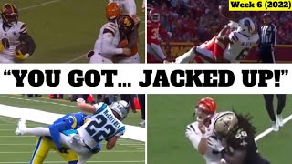 Jacked Up! Week 6 (NFL’s hardest hits of the week)