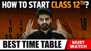 How to start Class 12th? Best Time Table | Commerce Wallah by PW screenshot 3