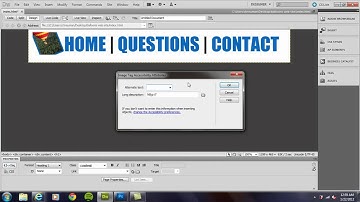 Membuat Situs Web dengan Navigasi Menggunakan Adobe Photoshop dan Dreamweaver Bagian 2