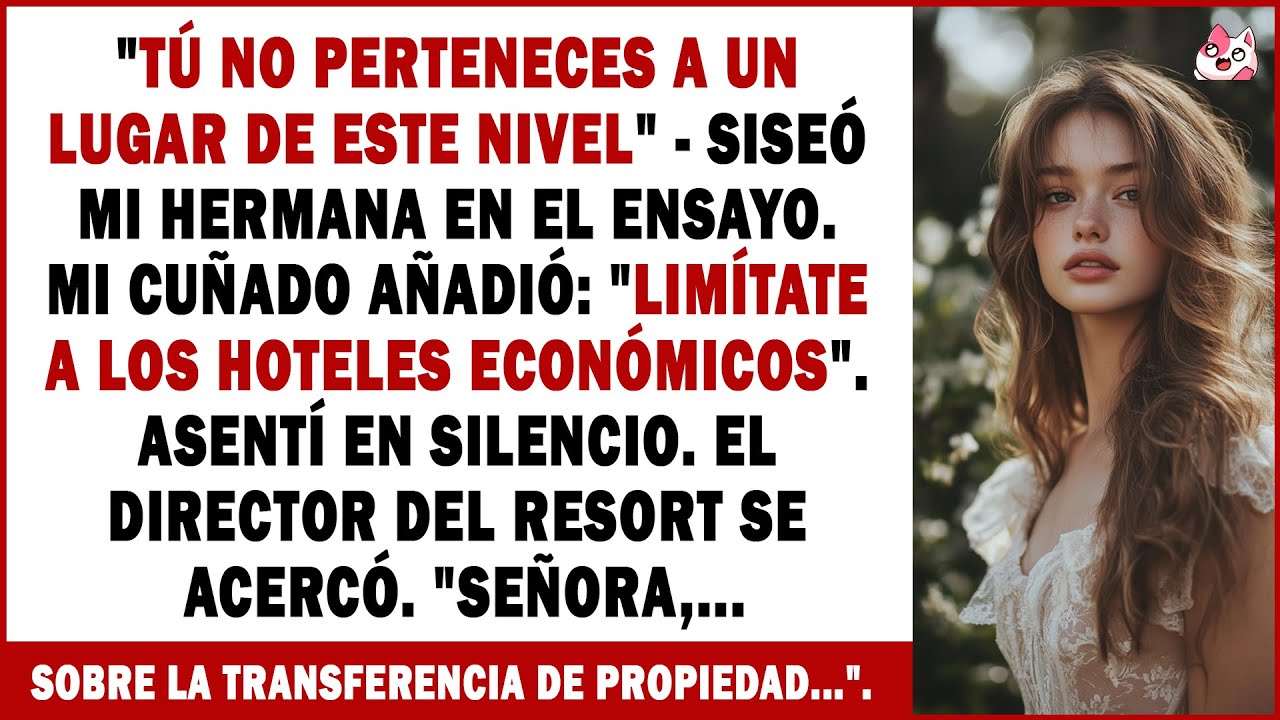 Mi Hermana Me Exigió Que Me Fuera De Su Boda En Un Resort De Lujo. Yo Soy La Dueña De Toda La Cadena