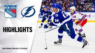 NHL Highlights | Rangers @ Lightning 11/14/19