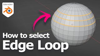 Blender How to select edges and edge loop with shortcut