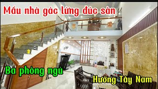 Chị chủ bán căn nhà gác lửng cỏn mới tinh, ba phòng ngủ, cách chợ trường học chỉ 2km(199)