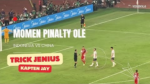 MOMEN JENIUS JAY IDZES PURA-PURA AMBIL PINALTY UNTUK OLE ROMENY