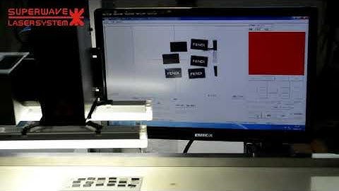 Fiber Laser Marking Characters with Automatic Conveyor