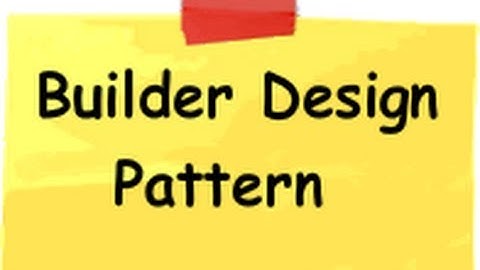 Builder Design Pattern
