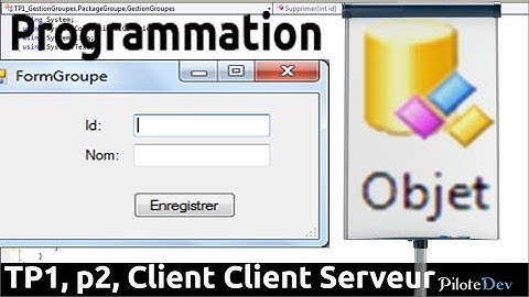 Créer rapidement un formulaire « WinForm » avec C# à partir un objet, TP1-P2-CS
