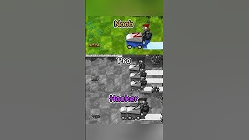 PvZ_Fusion-Noop vs Pro vs Hacker Fusion #shorts #memes #pvz #pvzmemes