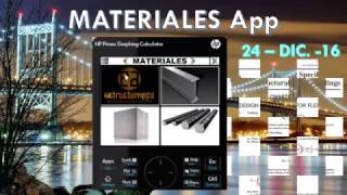 MATERIALES APP PARA HP PRIME screenshot 4