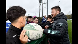 Seán O'Brien welcomes Leinster Rugby to Tullow Rugby Club! screenshot 4