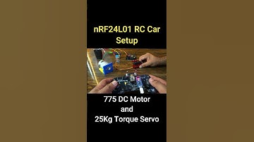 Arduino nRF24L01 RC Car  #nrf24l01 #rccar #arduinonrf24l01