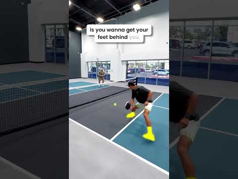 The Backhand Dink That's Actually Winning #pickleball #technique #shorts