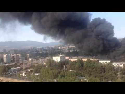 ხანძარი ელიავას ბაზრობაზე