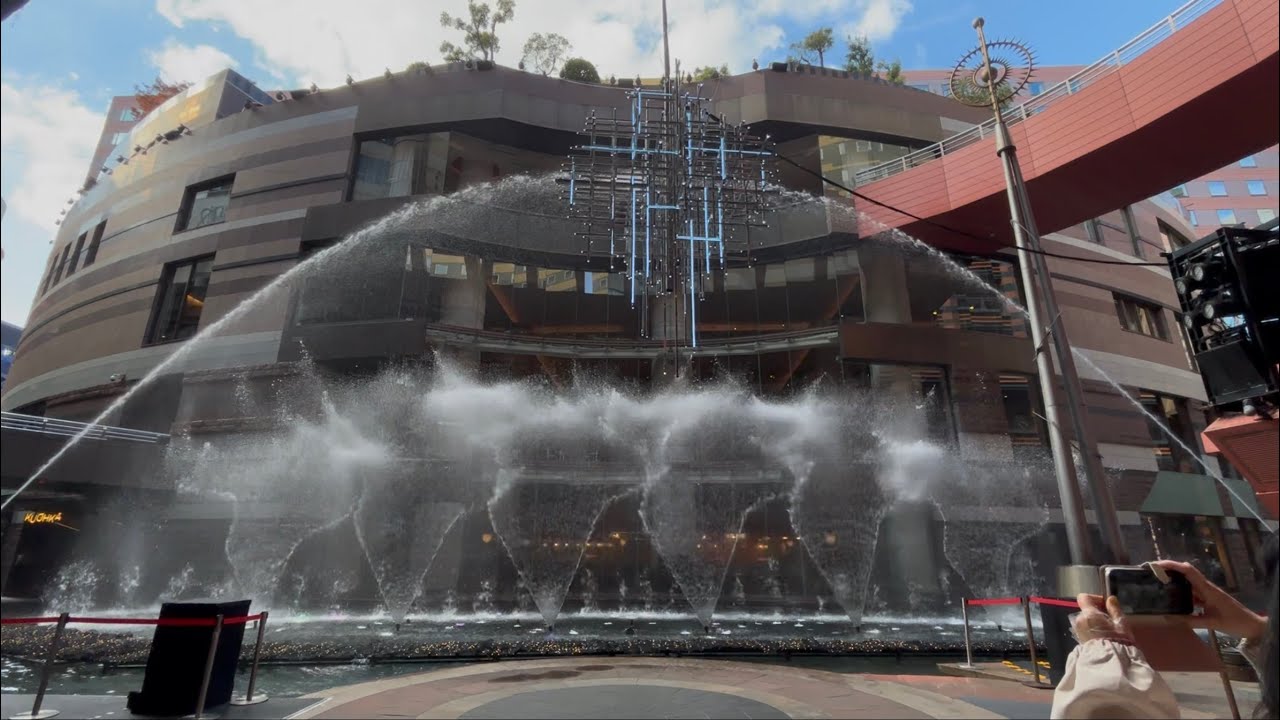 オペラ座の怪人　キャナルシティ博多噴水ショー　劇団四季コラボ