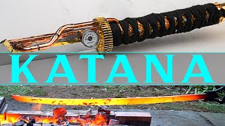 Forging a STEAMPUNK KATANA!