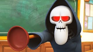 funny animated cartoon spookiz the teacher lost his hand kids cartoon wildbrain cartoons