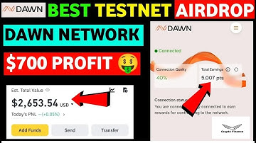 Dawn Airdrop Full Guide | Dawn Depin Airdrop | Dawn Airdrop Update | Dawn Airdrop Listing Date  |