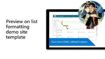 Preview on list formatting demo site template