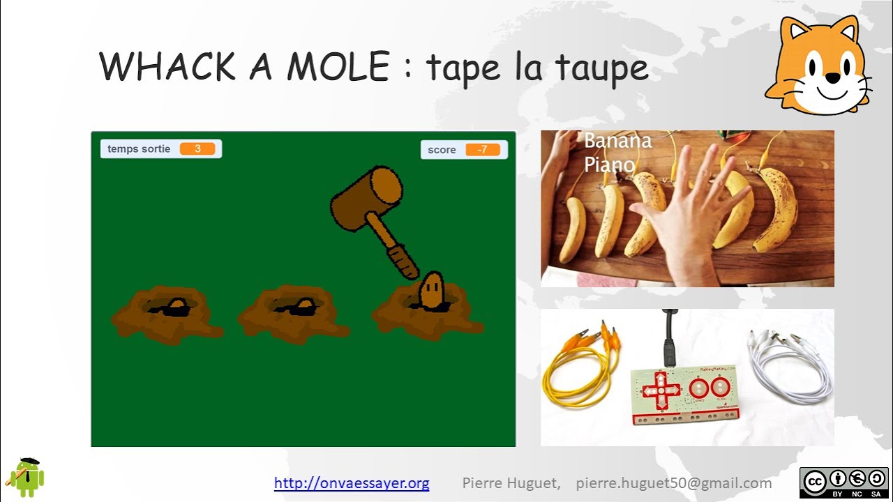 Scratch 3 Tape la taupe (Whack a mole) YouTube