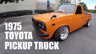 STANCED 1975 TOYOTA PICKUP TRUCK [BEHIND THE SCENES]