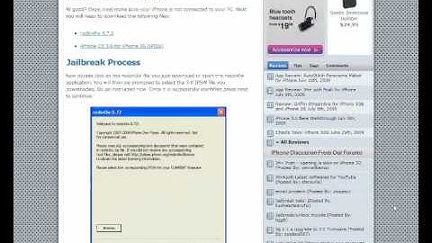 Jailbreak iPhone 3G OS 3.0