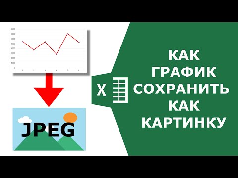 Видео: Как сохранить диаграмму Excel в формате JPEG?