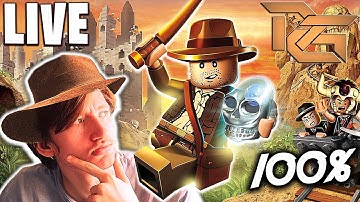 🔴Live Lego Indiana Jones 2 The Adventure Continues! Unlocking All 100% Bonus Features