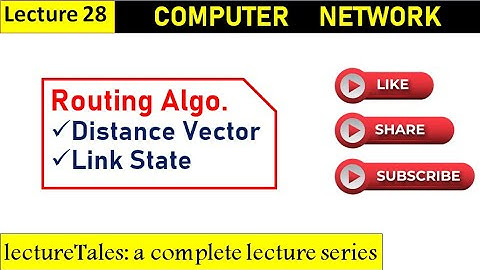 3.3 Distance Vector Routing (DVR), Link State Routing || Routing Algorithm in Computer Network