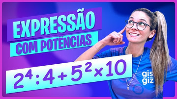 EXPRESSÃO NUMÉRICA COM POTÊNCIAS - RESOLUÇÃO DE EXERCÍCIOS